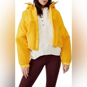 Free People Adventure Awaits Fleece in Yellow